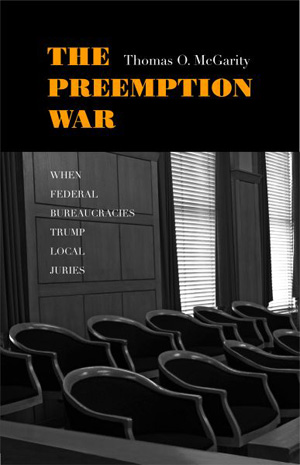 Book cover: The Preemption War