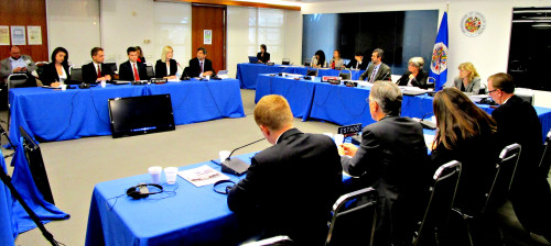 Clinic students present the Human Rights Clinic report “Deadly Heat in Texas Prisons” before the Interamerican Commission on Human Rights on October 27, 2014.