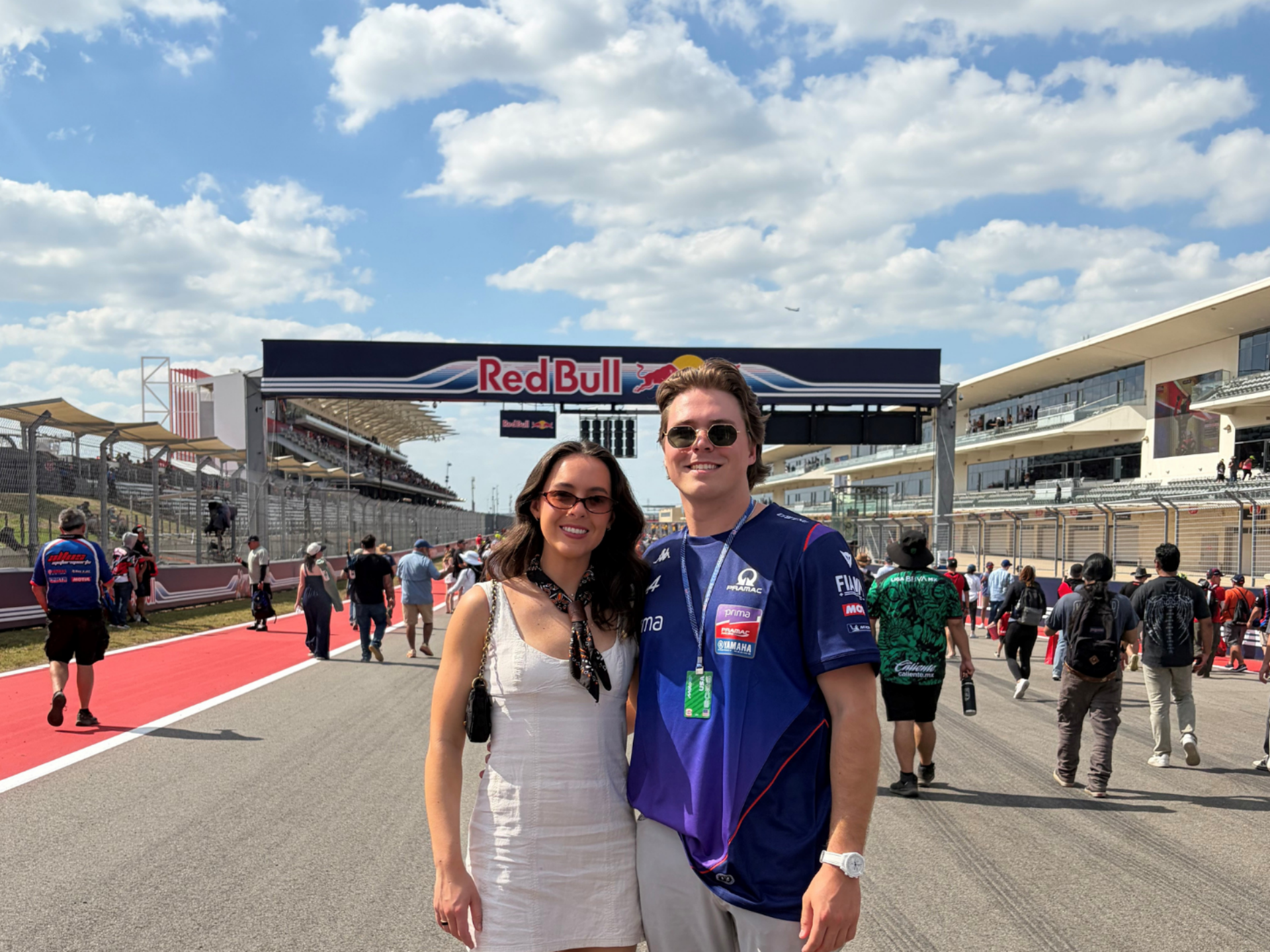 Internship student at Circuit of the Americas race track