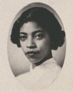 Gloria Bradford in her 1954 Senior Law picture