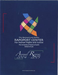 Cover of the 2004-2005 Annual Review