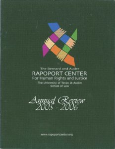 Cover of the 2005-2006 Annual Review