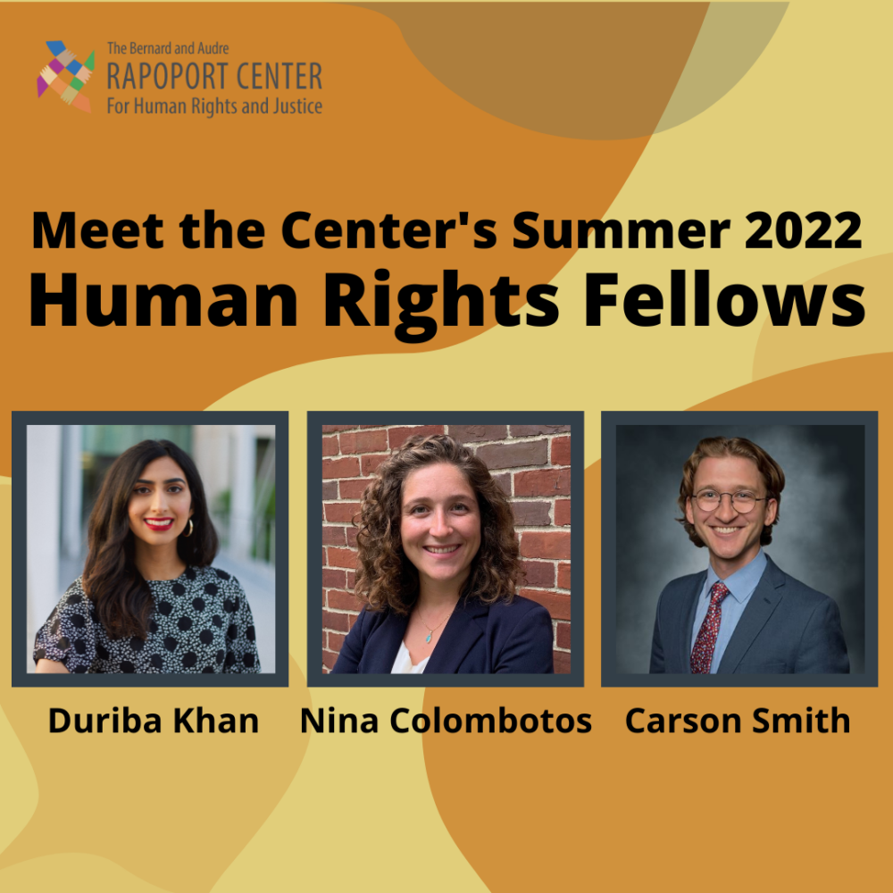 Rapoport Center For Human Rights And Justice | Summer Human Rights ...