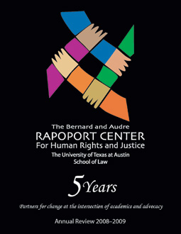 Cover page of 2008-2009 Annual Review