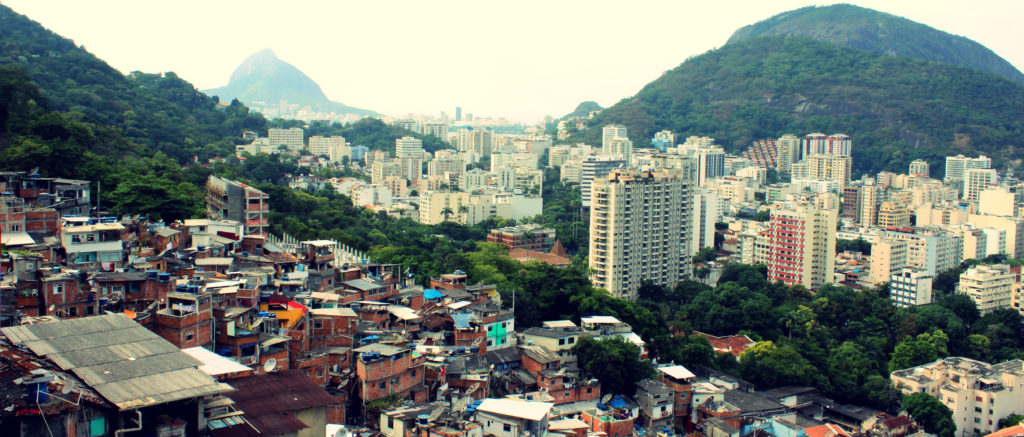 View from favela Santa Marta in Río de Janeiro