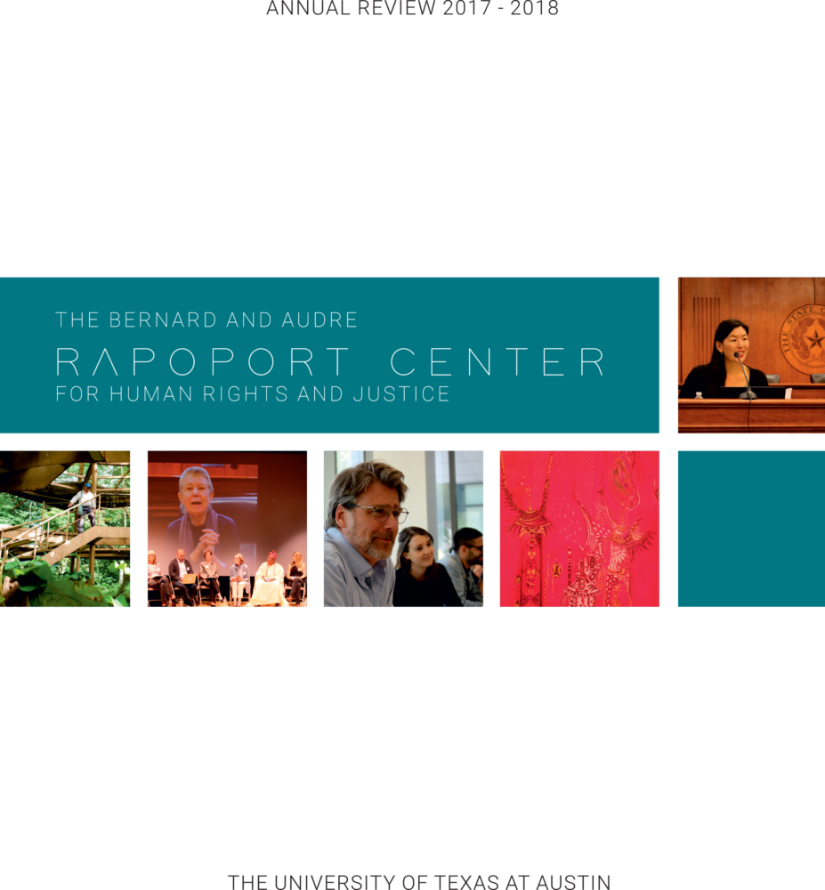 Rapoport Center For Human Rights And Justice | Annual Review 2017-2018