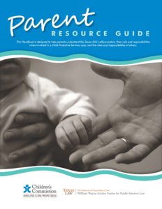 cover of parent resource guide