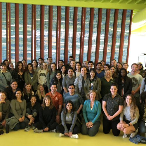 group photo of students, faculty, staff