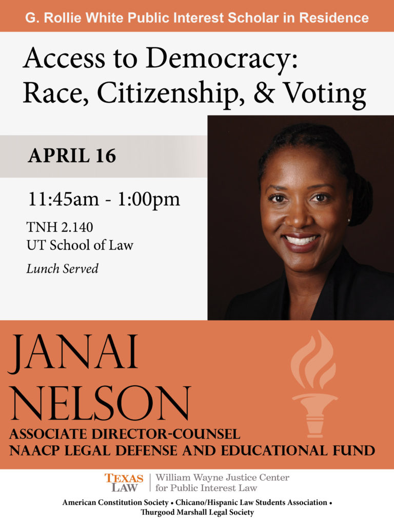 Janai Nelson talk poster