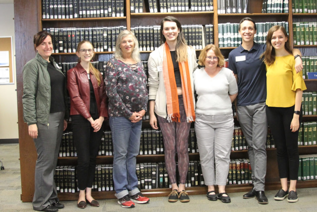 Group photo of attorneys and students.