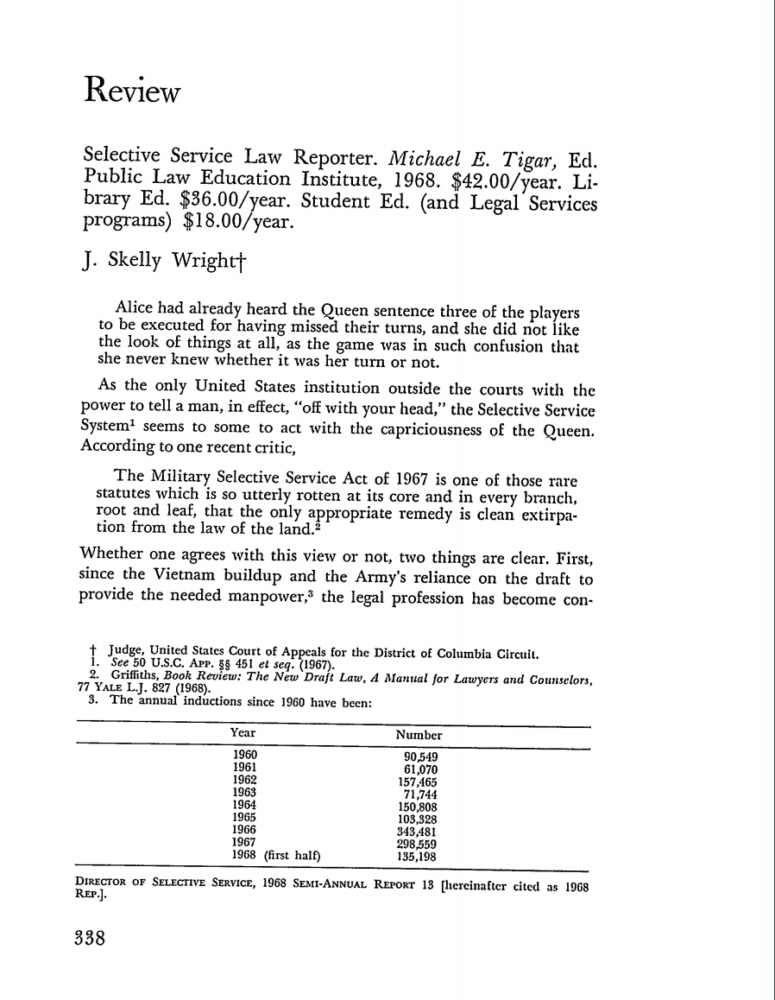 The Michael Tigar Archive | Decades | 1960s