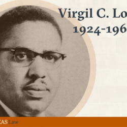 Portrait of Virgil C. Lott in a circle frame