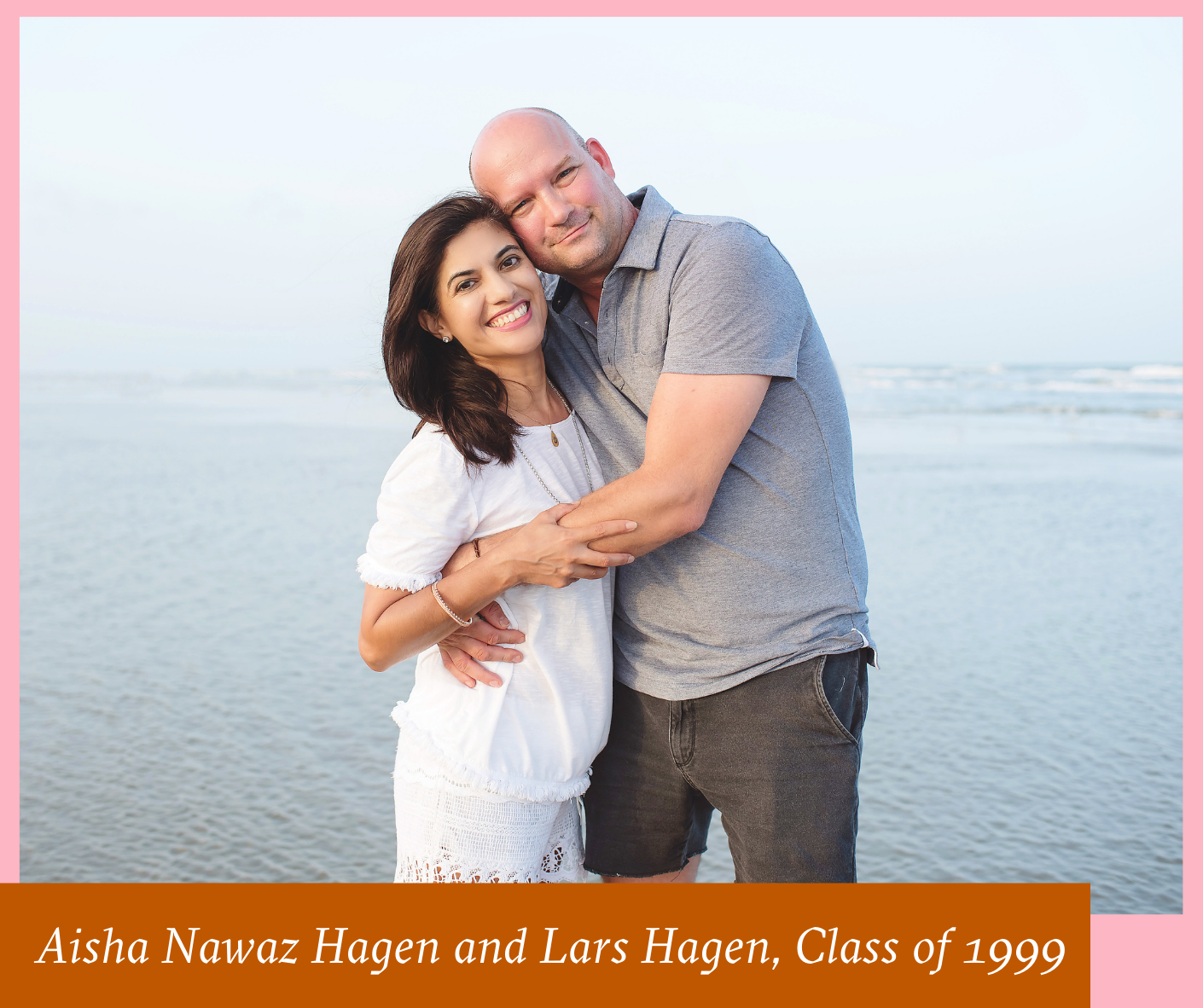Portrait of Aisha Nawaz Hagen and Lars Hagen