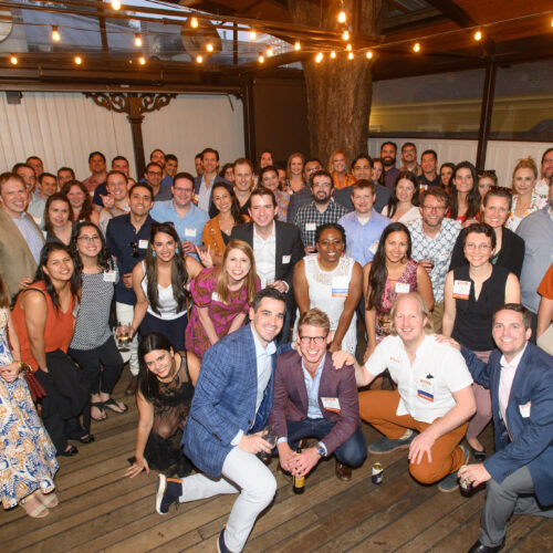 Group photo from the class of 2013 party