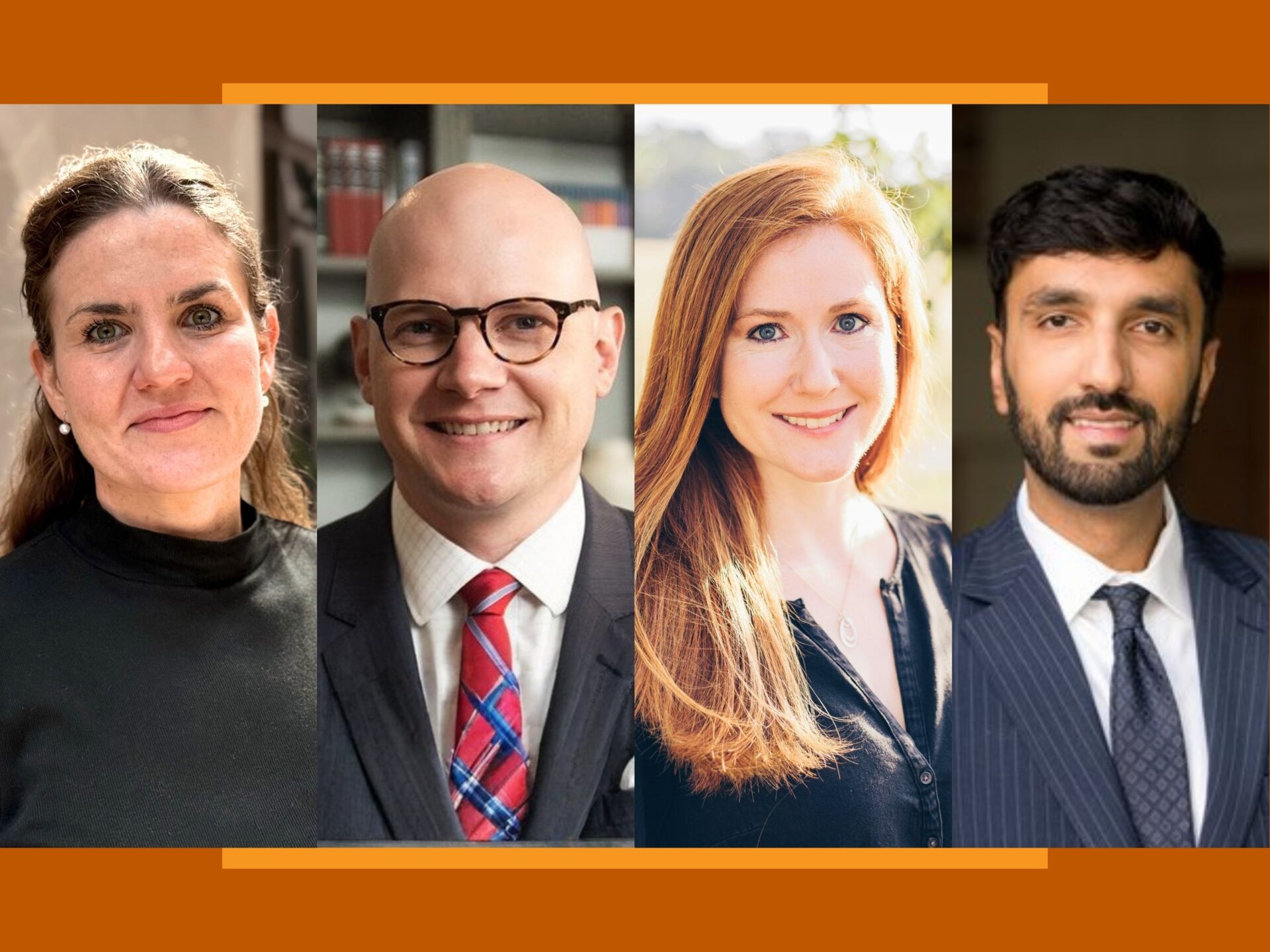 2026 Meet New Faculty 3_web feature_Jean Mangan, Travis Wussow, Amit Singh