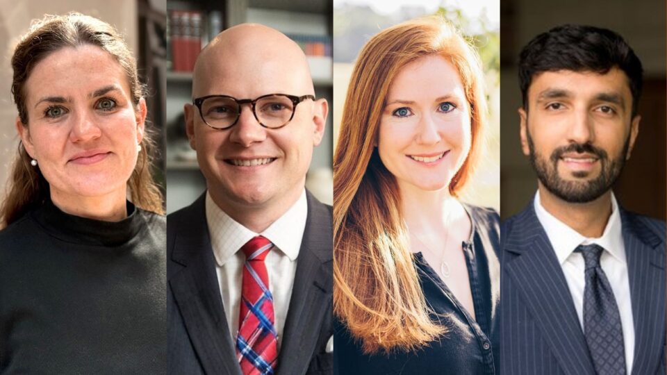 2026 Meet New Faculty 3_web feature_Jean Mangan, Travis Wussow, Amit Singh