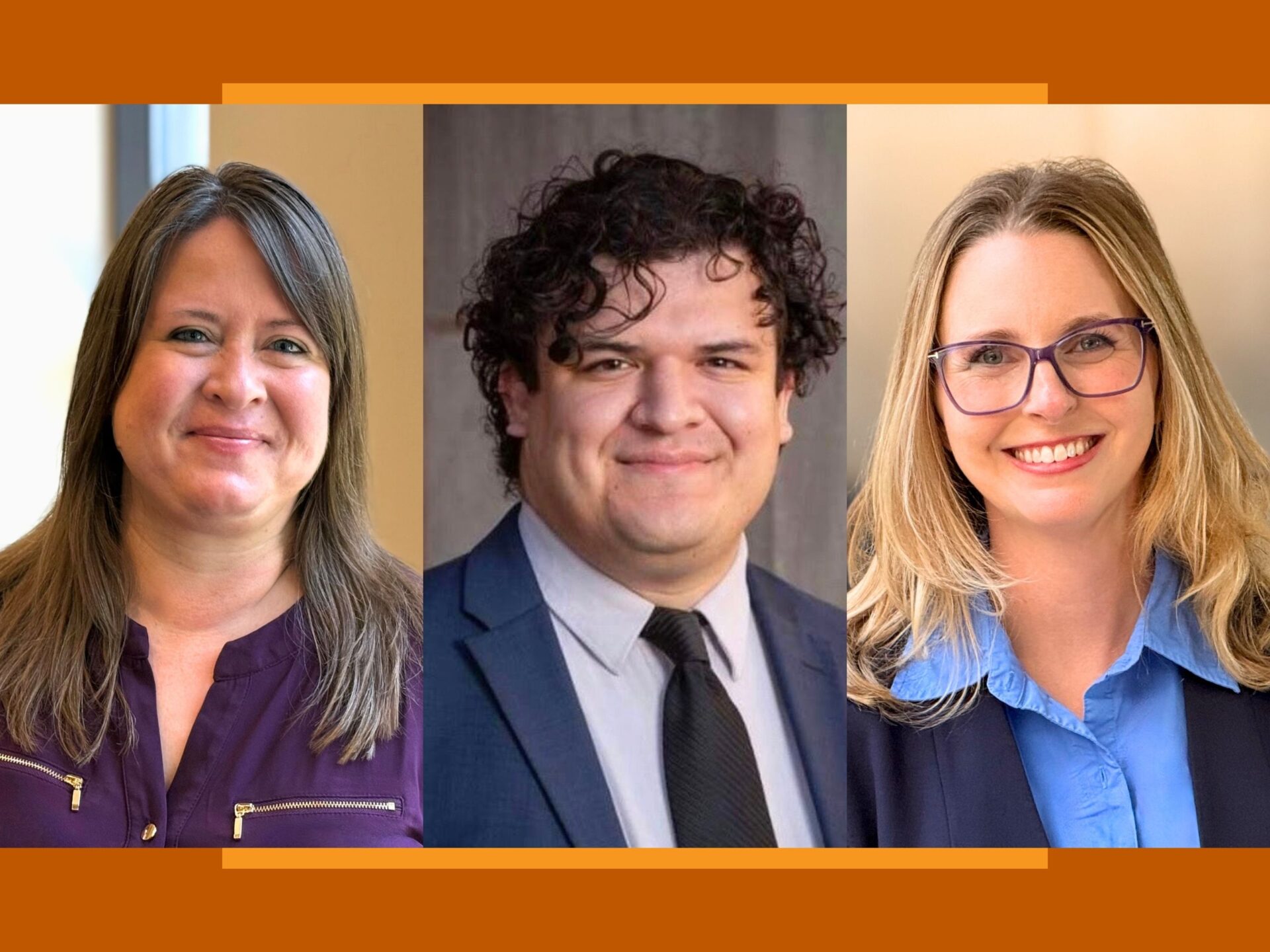2026 Meet New Faculty 1_web feature_Cynthia Dyar, Andrew Granato, Nicole L. Cordoba