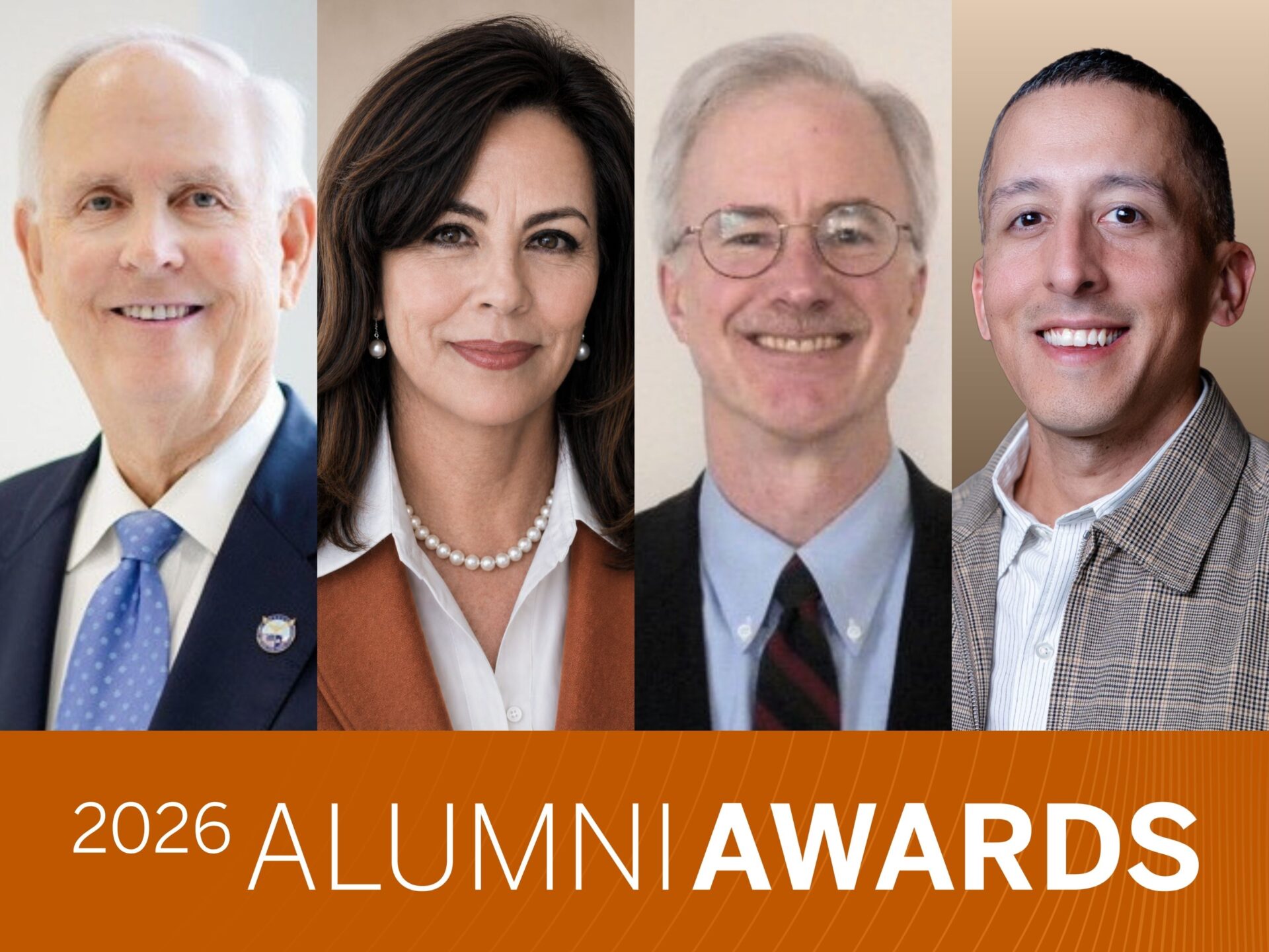 stitched photo of Alumni Award 2026 honorees