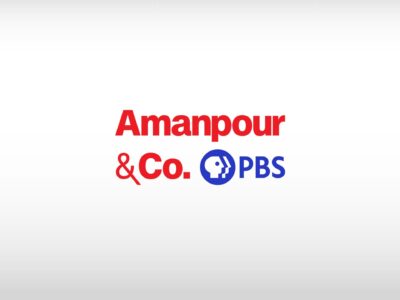 Logo for PBS' Amanpour & Company show.
