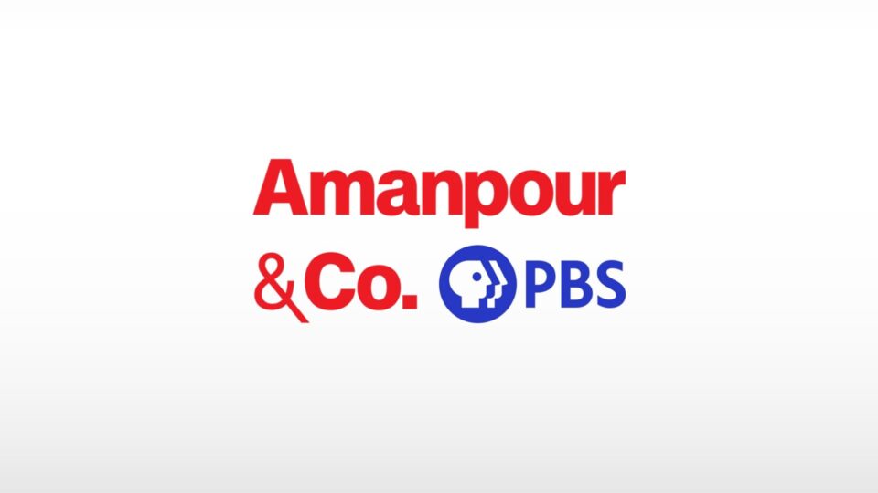 Logo for PBS' Amanpour & Company show.