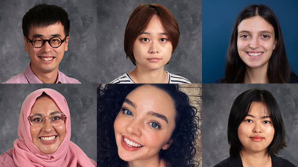 Six headshots of Moot Court team