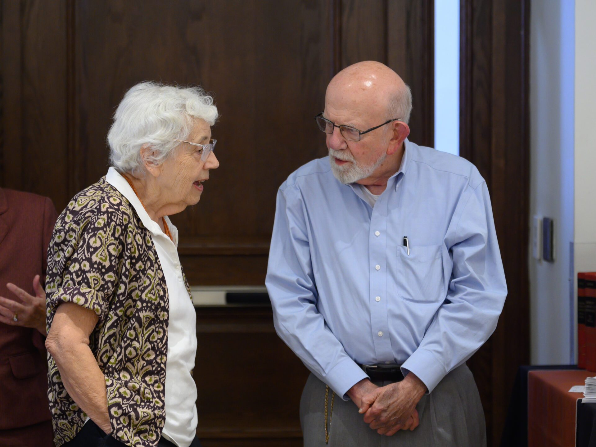 Attendees at a festschrift for Professor Douglas Laycock.