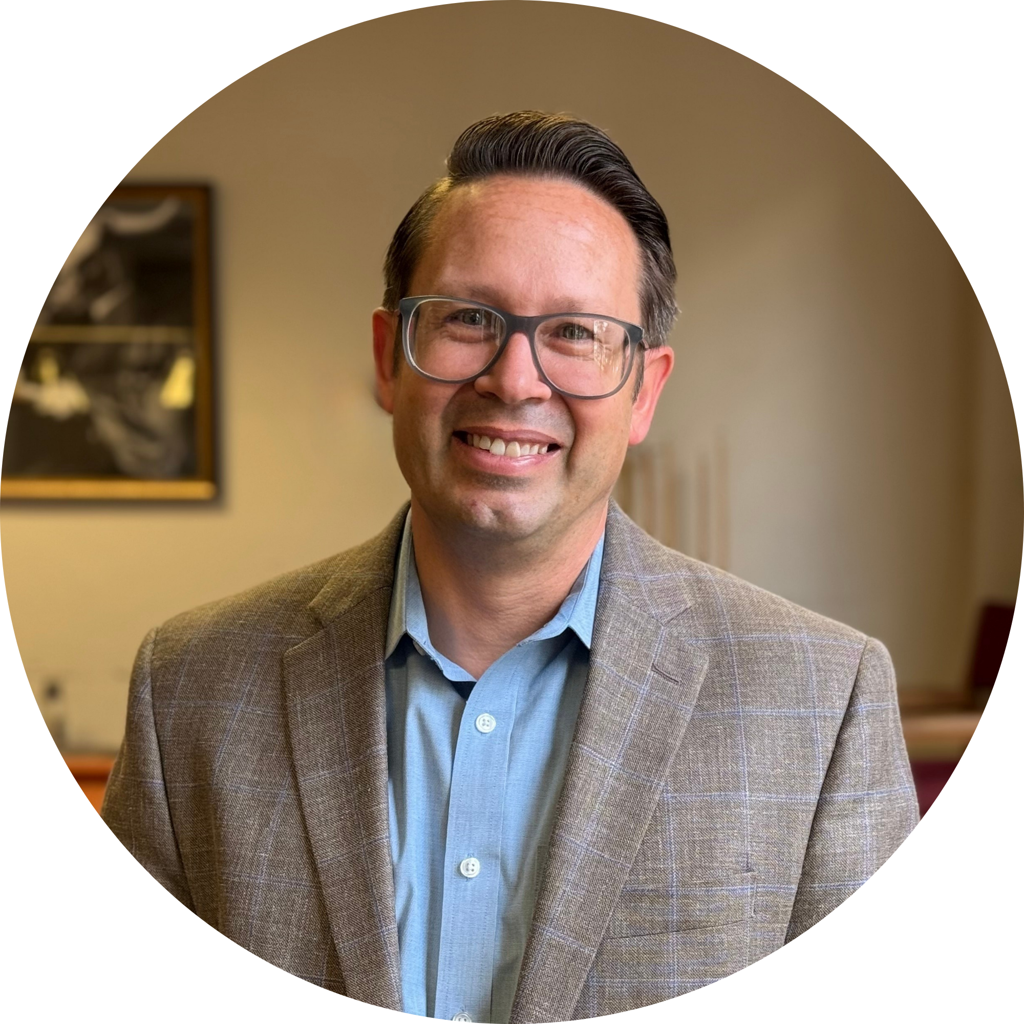 Ben Werner in circle