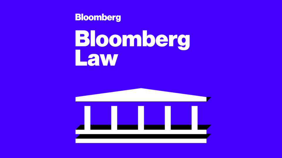 Logo for the Bloomberg Law podcast.