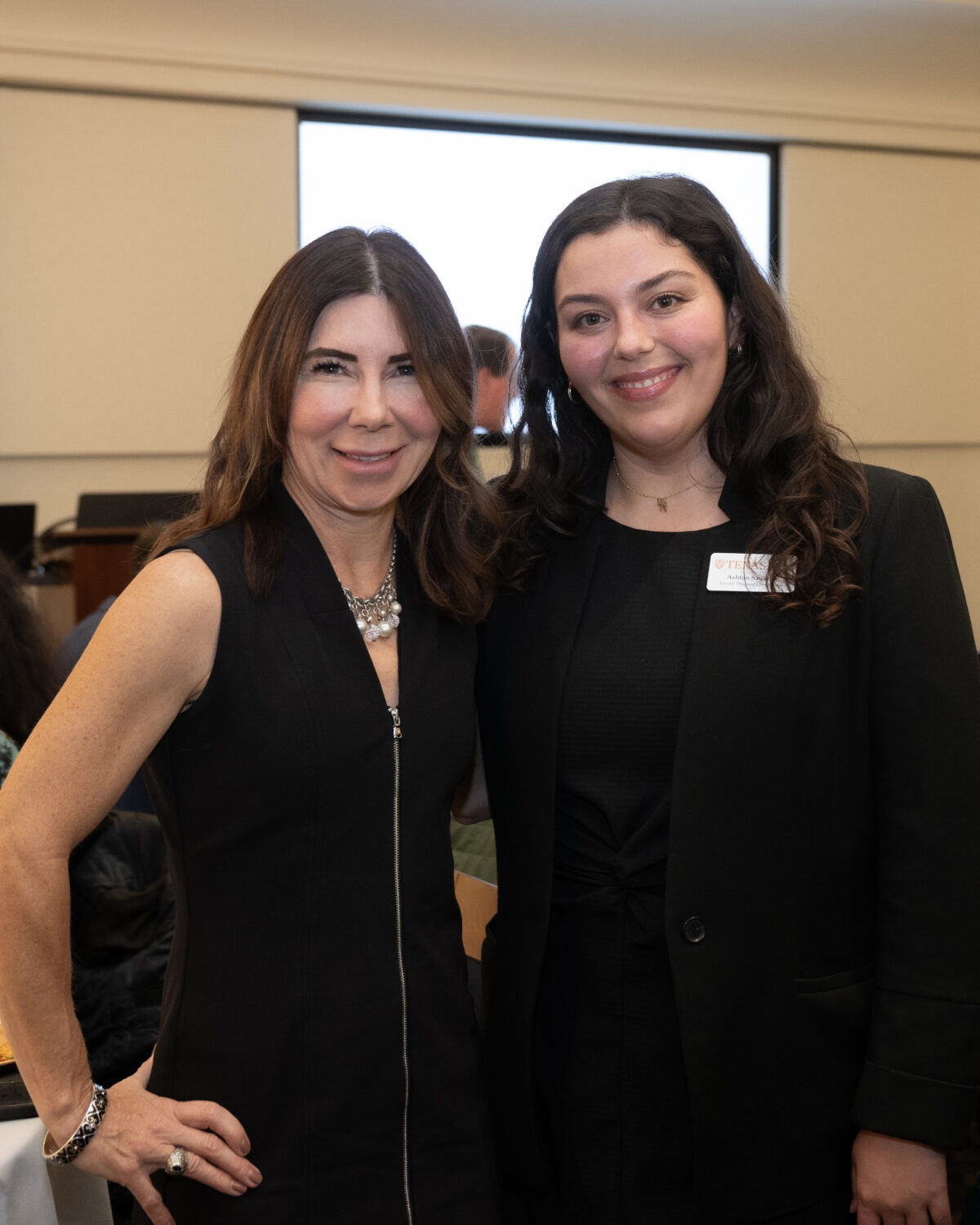 Rachel with Student at UT Law Chancellors Induction Ceremony 2025