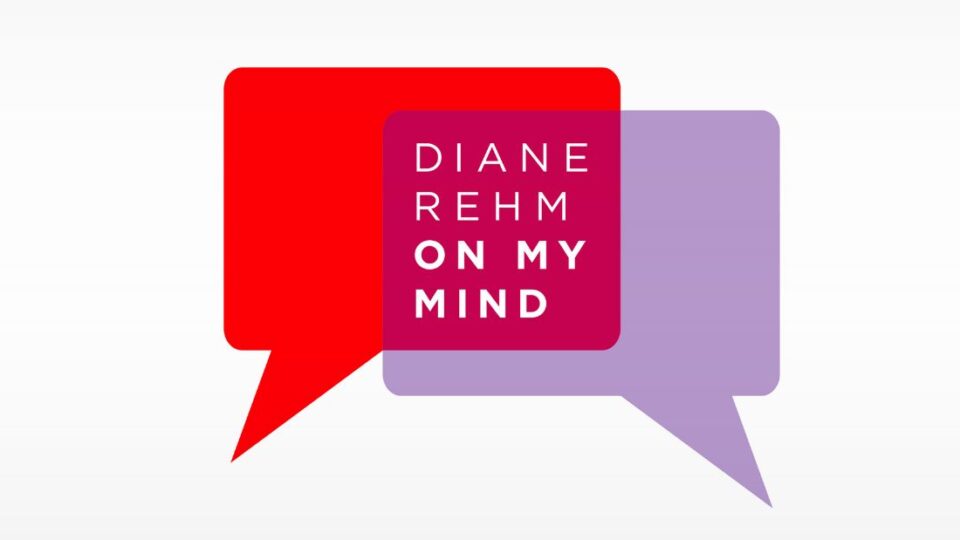 Diane Rehm: On My Mind logo.