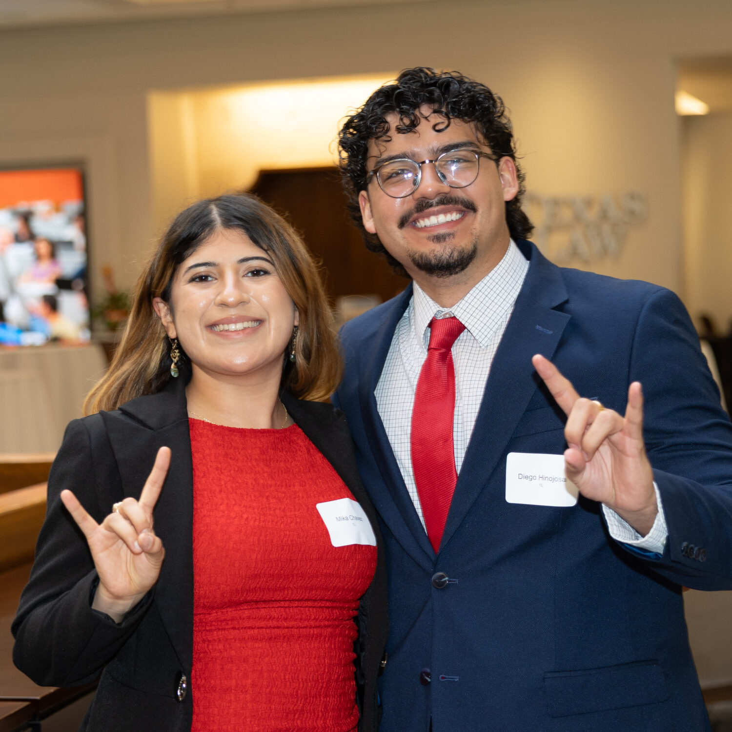 Faith Chavez and Diego Hinojosa ’28
