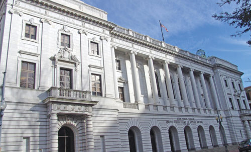 The John Minor Wisdom courthouse, home of the 5th Circuit, in March 2005.