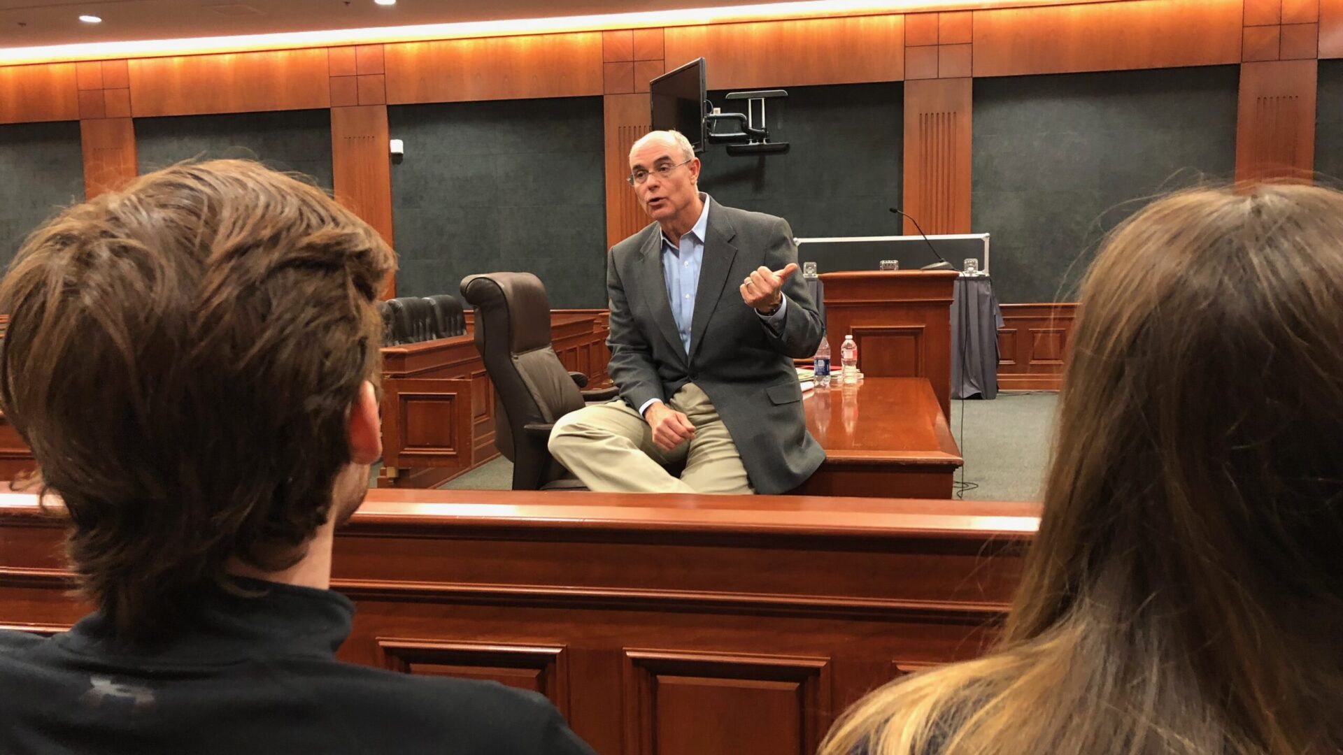 David Frederick in courtroom