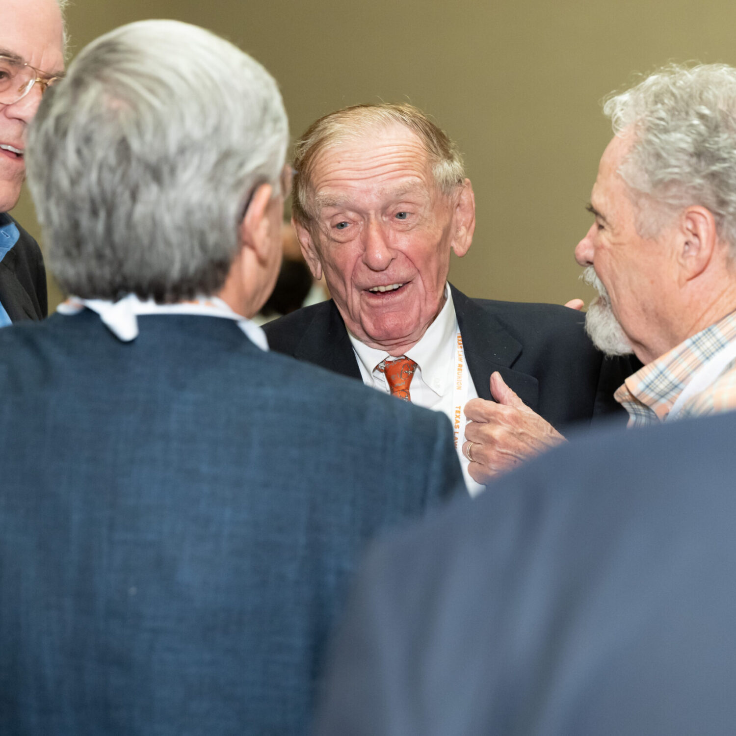 Photo of Prof. Stanley Johanson at reunion 2025