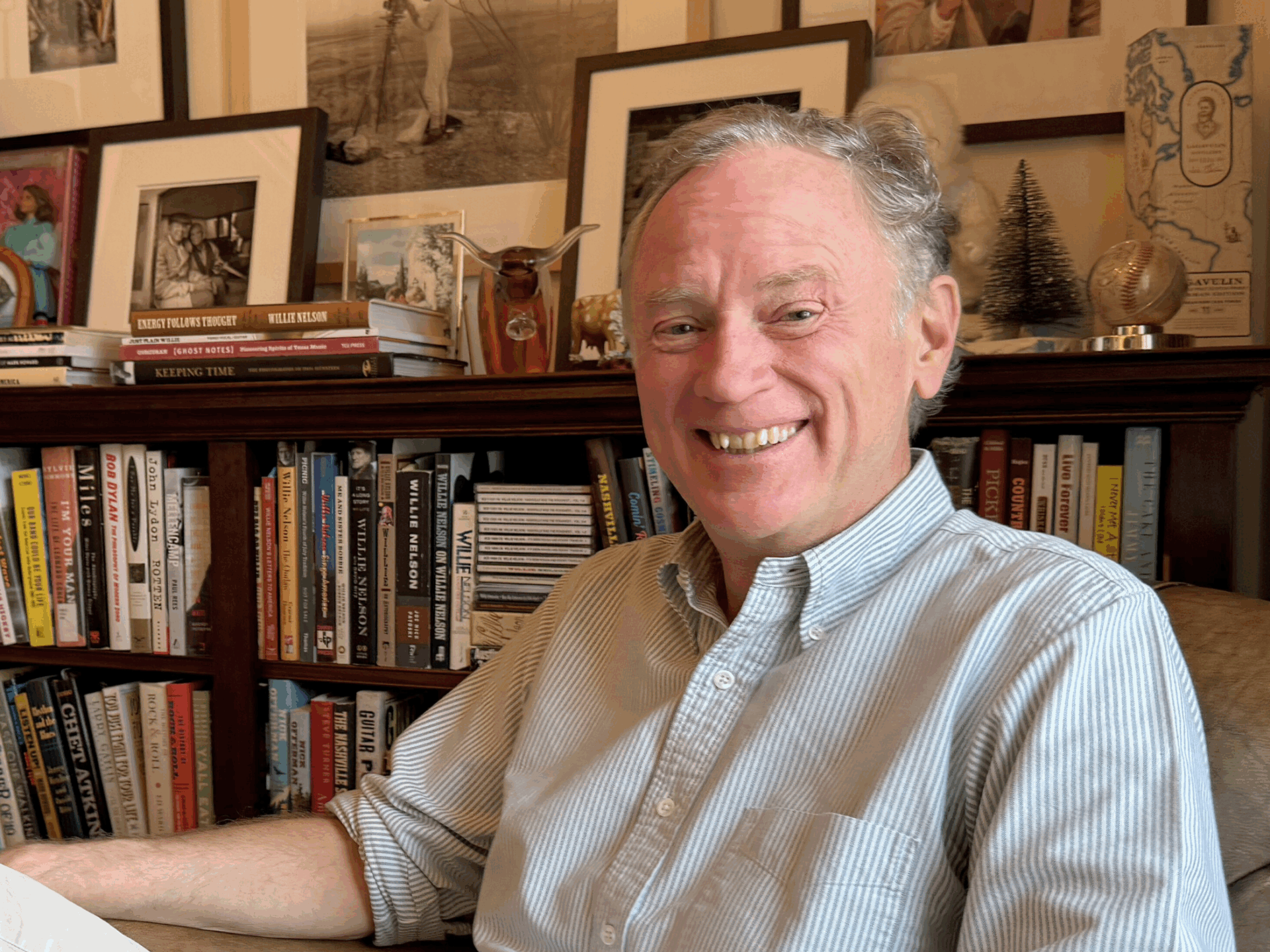 John Spong in his office. Photo by Wendy Schneider