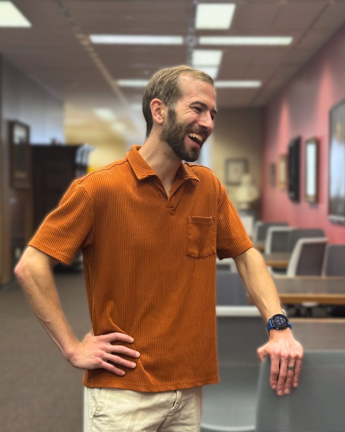 Kevin Frazier smiling