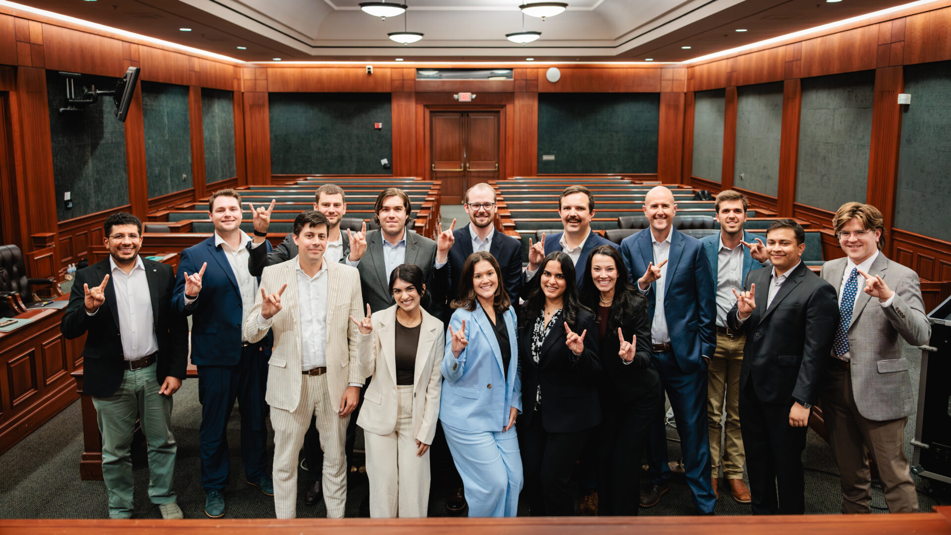 Students participating in the Law and Religion Moot Court