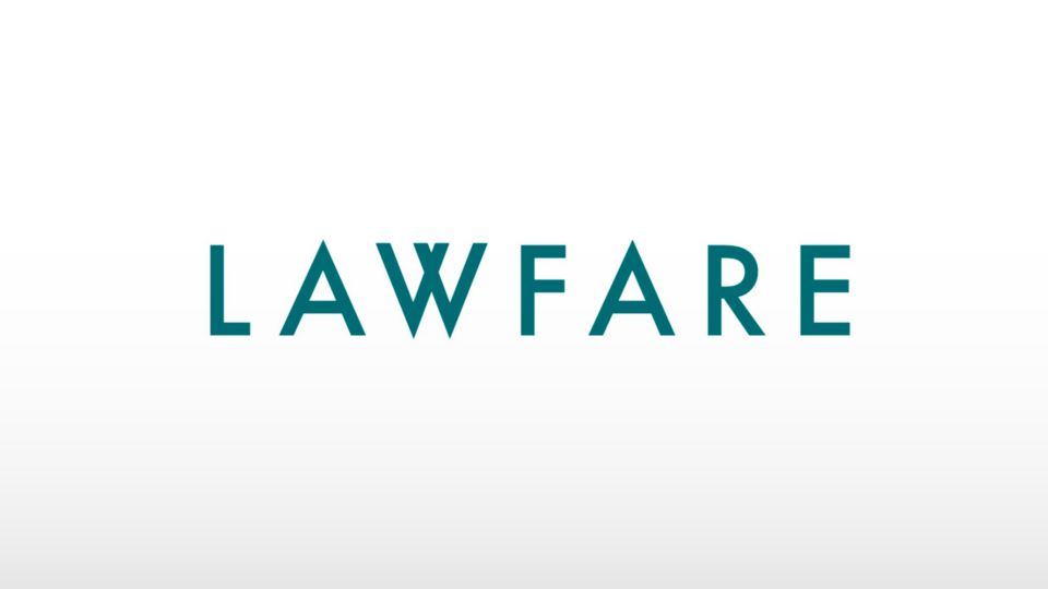 Lawfare logo