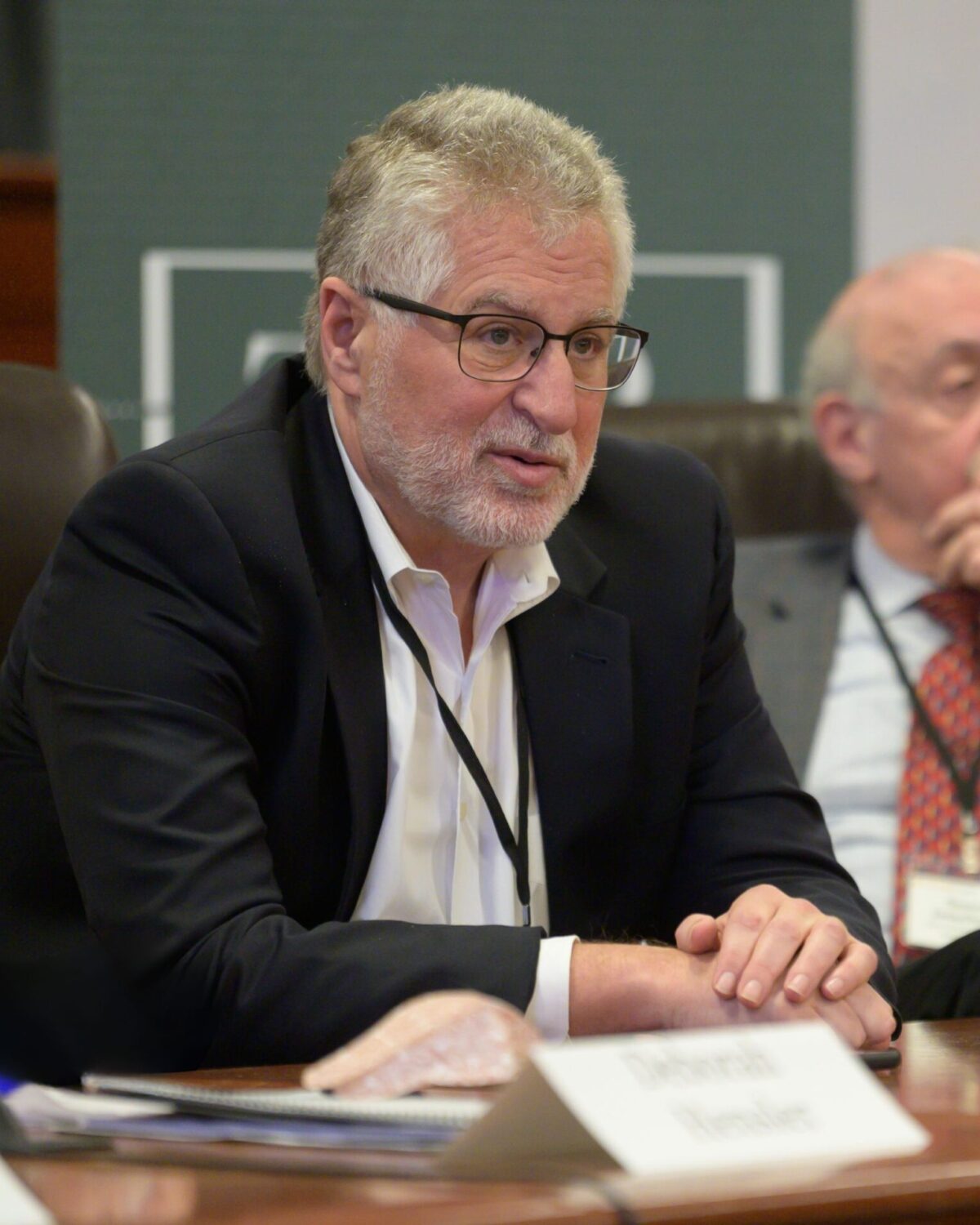 Prof. Charles Silver speaking at an event