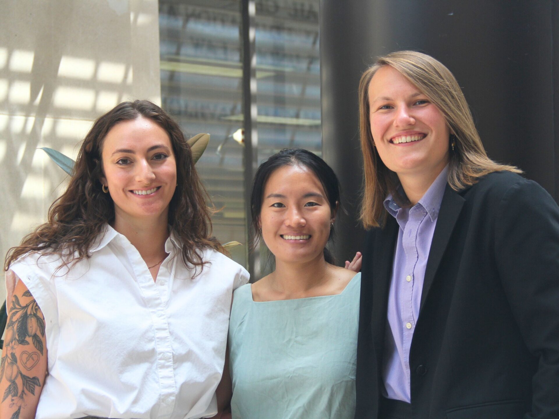 photo of Eliza Levy, Alice Min and Cate Byrne.