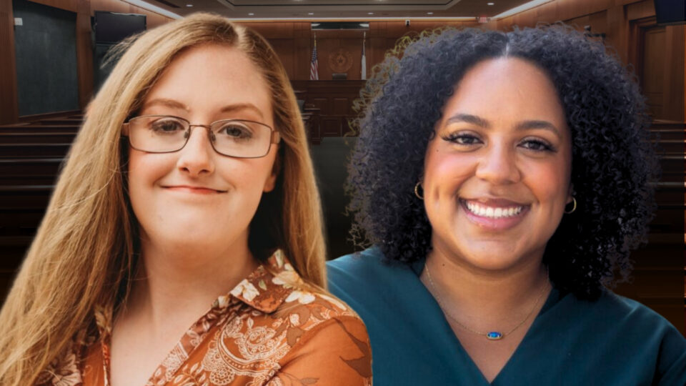 Pro Bono Students Headshots in Courtroom
