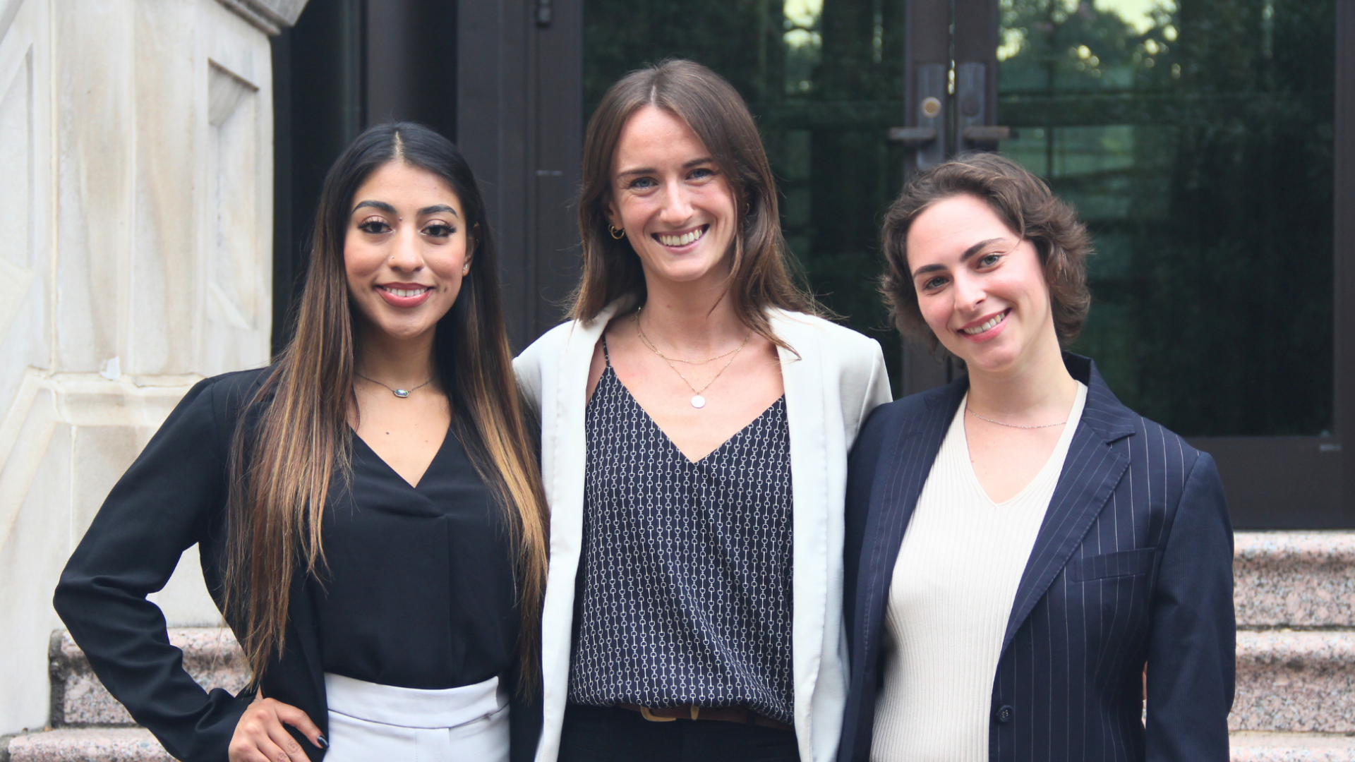 Photograph of Ariana Guerrero, Emily Rose, and Rachel Sznajderman