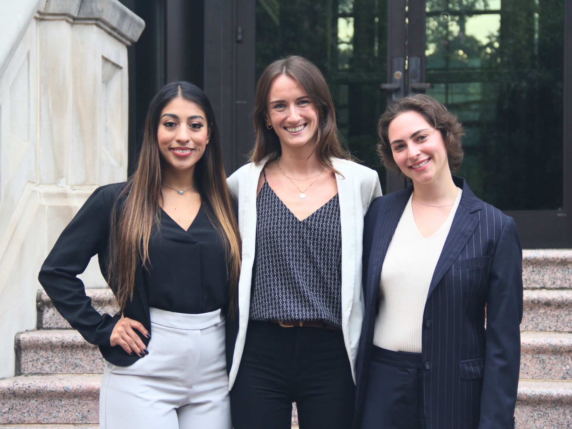 Photograph of Ariana Guerrero, Emily Rose, and Rachel Sznajderman