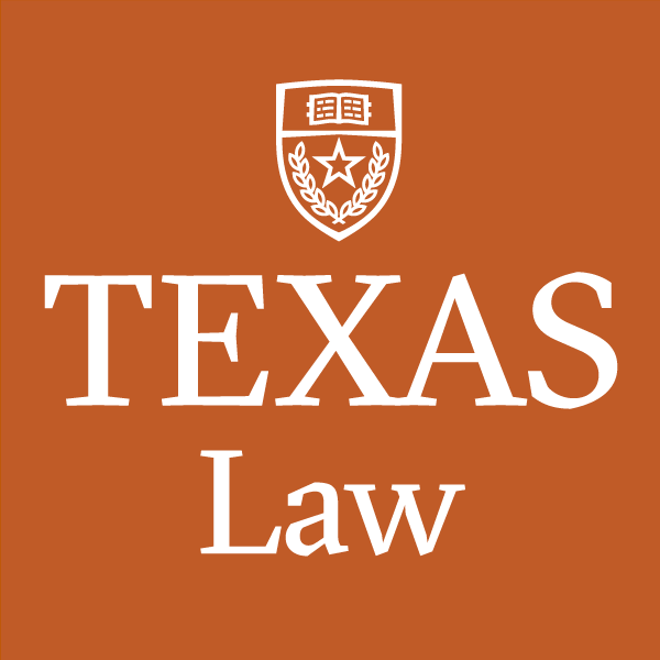 Texas Law logo, with an orange background and white letters.