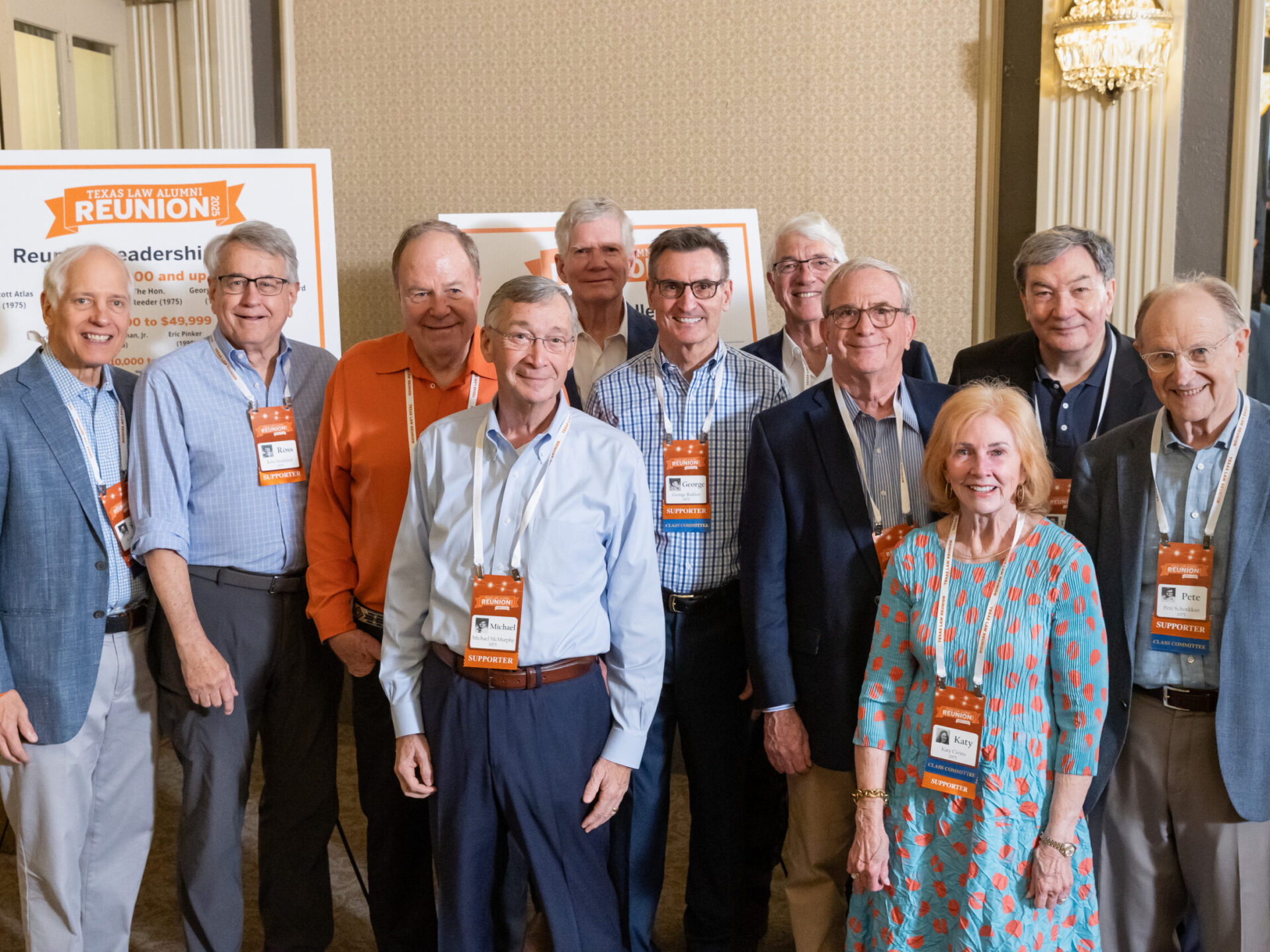 Photo of class of 1975 at Reunion 2025