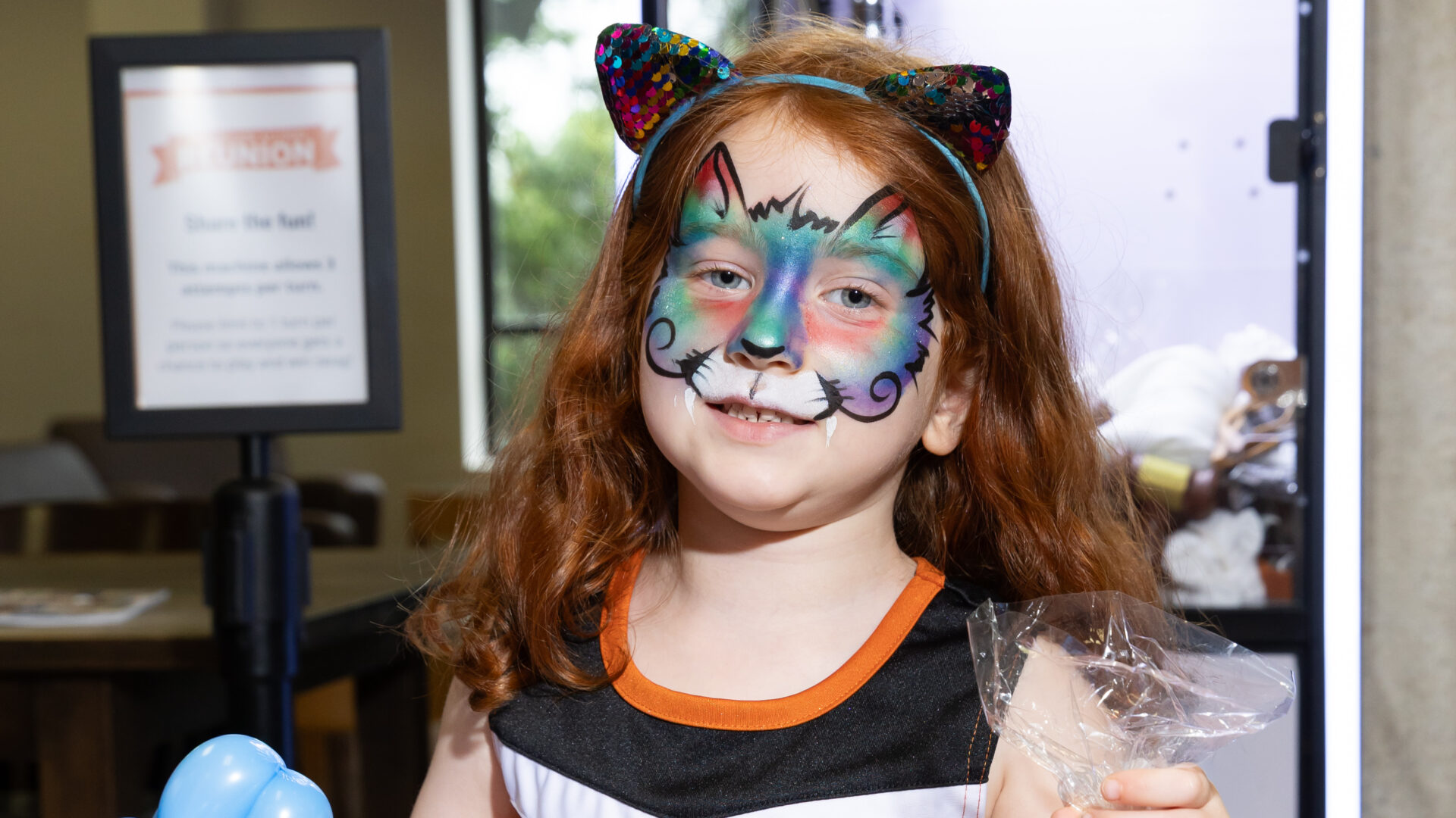 Face paint at Reunion 2026