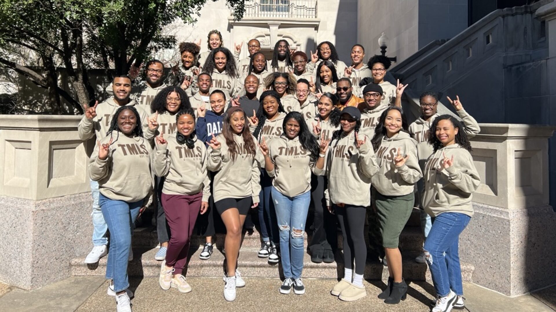 Group photo of Thurgood Marshall Legal Society