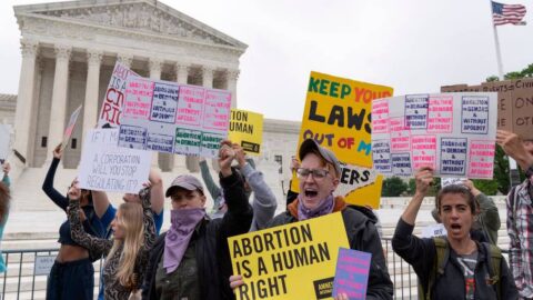 Supreme Court abortion protestors