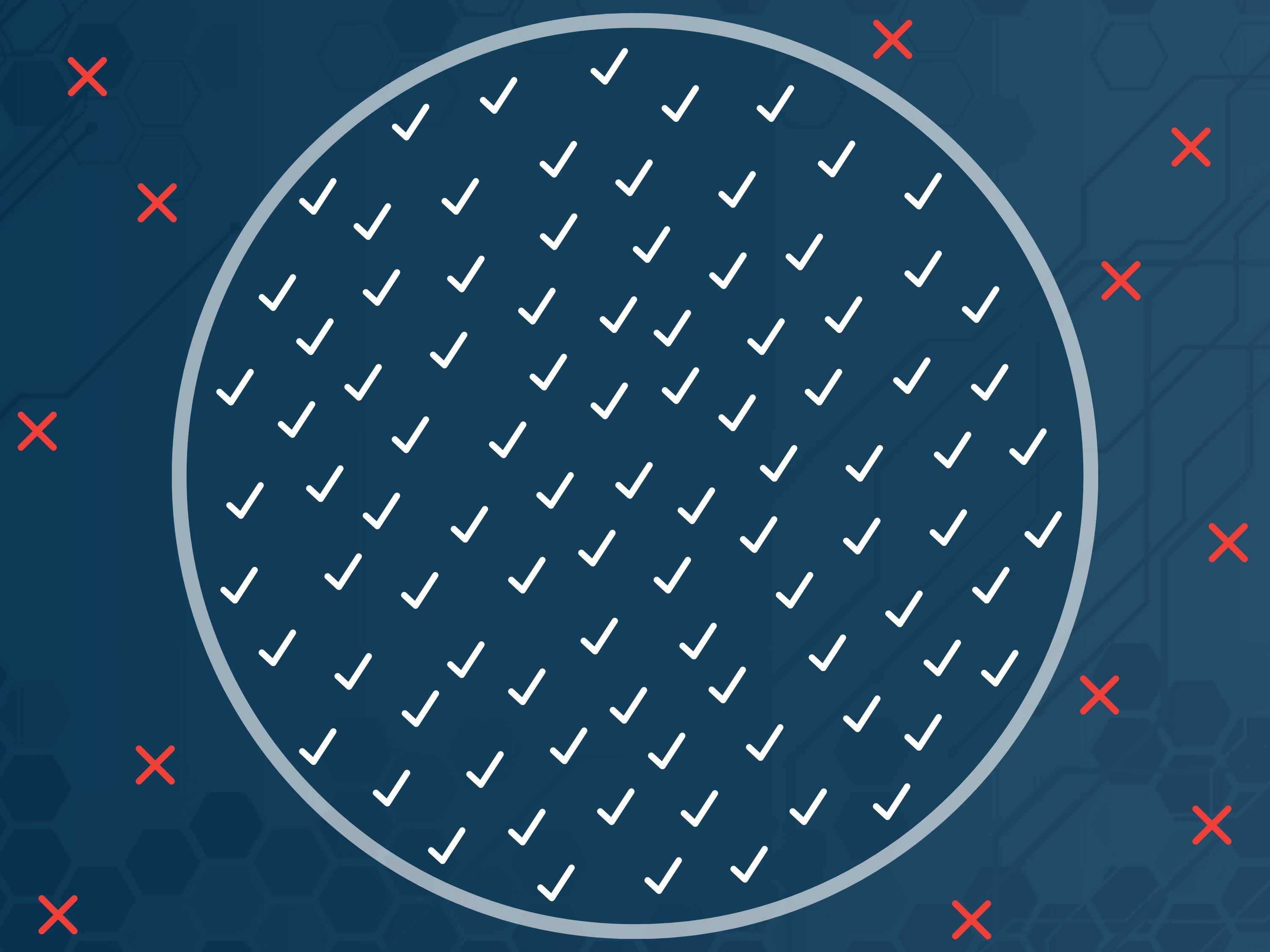 Checks inside a circle. Xs outside. It’s a rule that automatically considers someone in compliance with the law, as long as they satisfy a particular set of facts.