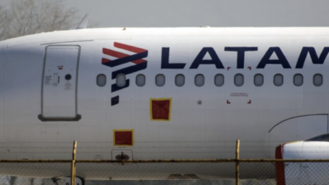 Latam Airlines Plane (bankrupted company)